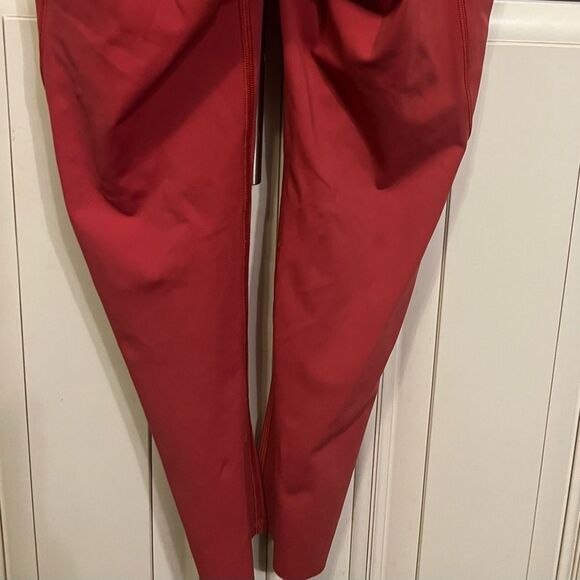 Lululemon Fast & free Crops  Sz 2 Orange - Picture 5 of 12